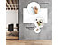 Whiteboard | Sicherheitsglas | BxH 100 x 65 cm | Articweiss | Certeo